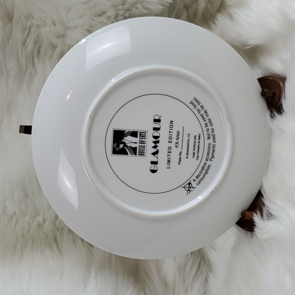 House of Erte Glamour Fine Porcelain The Franklin Mint ceramic plate Art - Picture 2 of 3